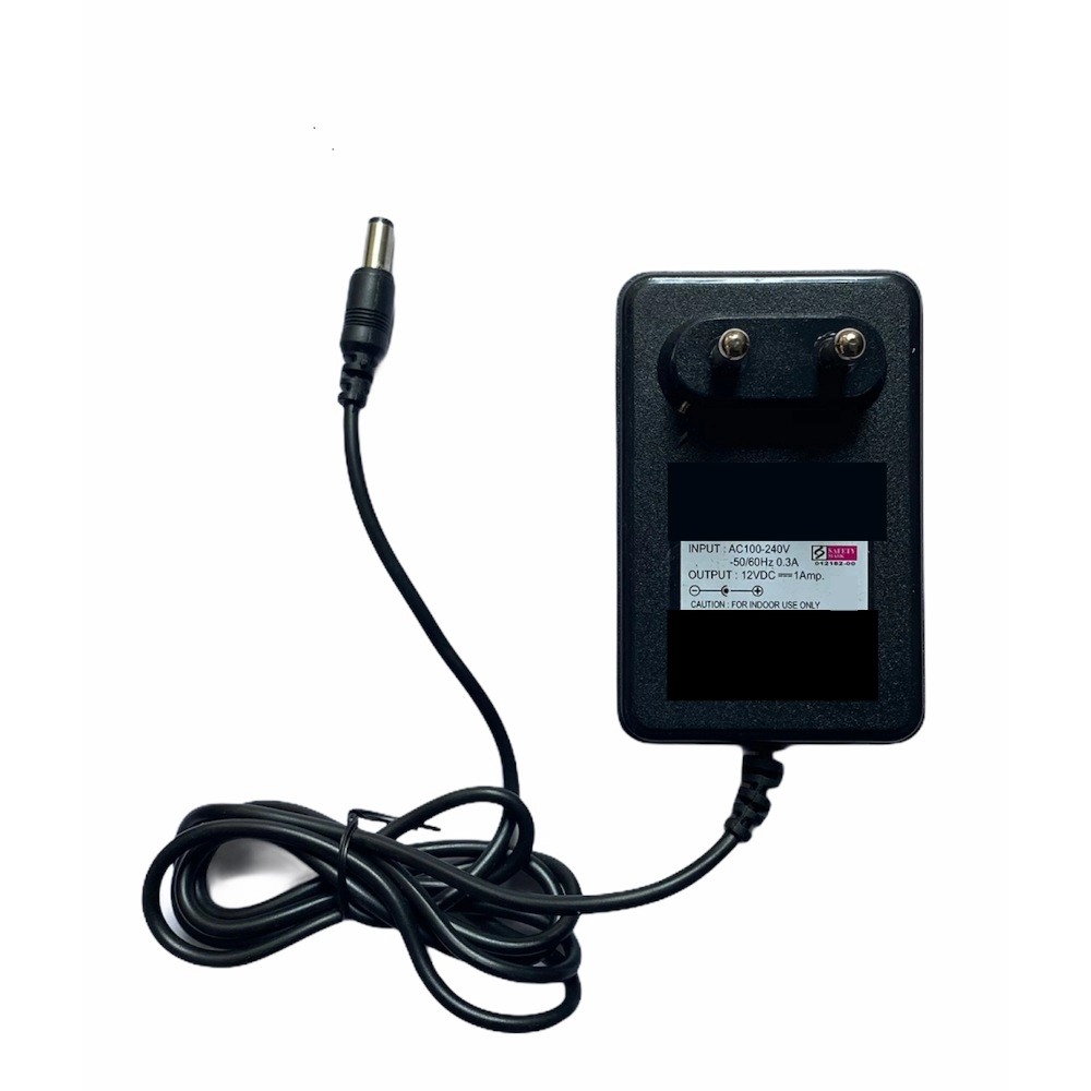 12V 1A Power Adapter, Power Supply AC Input 100 240 V and Output 12V 1A for Set Top Box_DTH Box, CCTV System, Router, Other Electronics And IT Gadgets with DC Pin