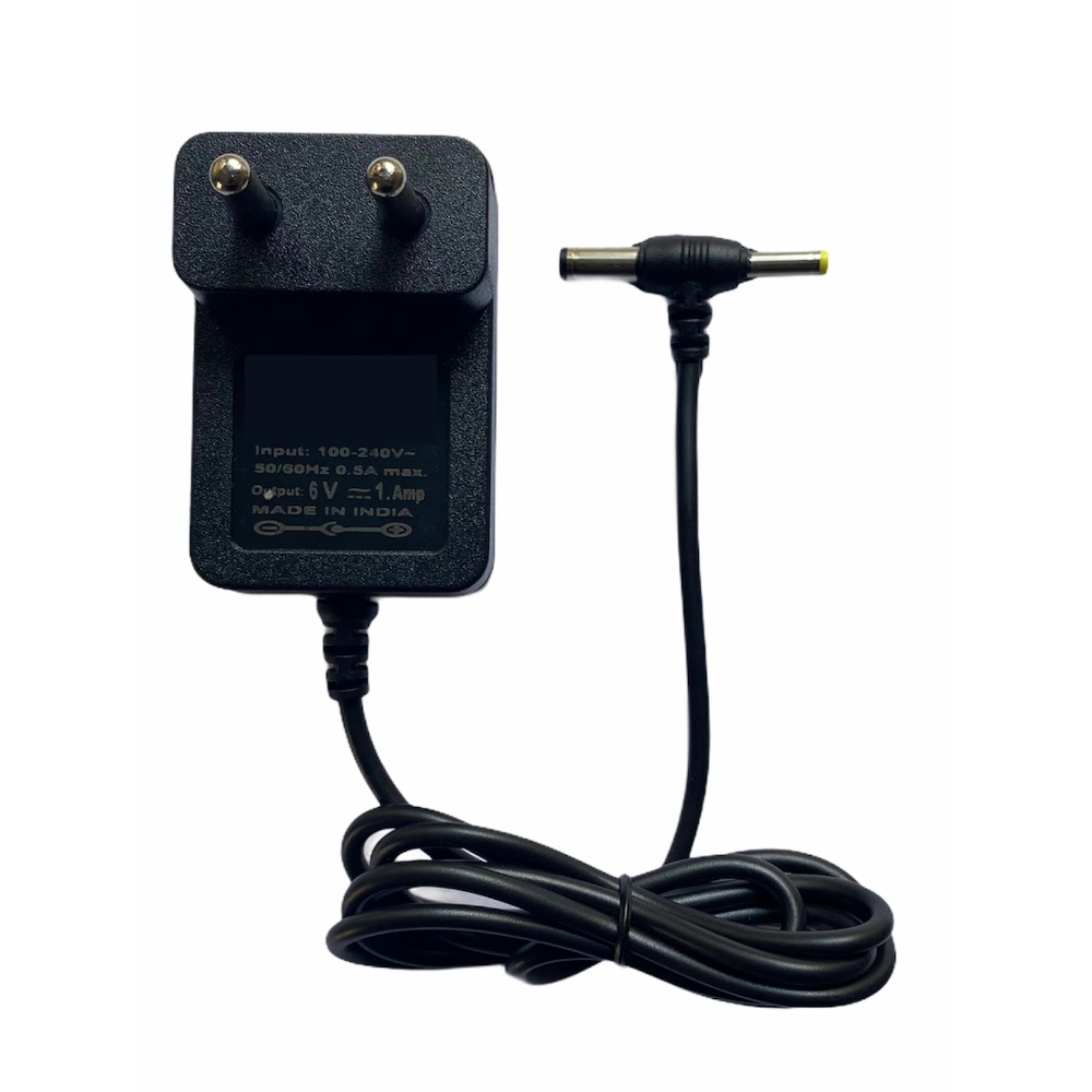 6V 1A Power Adapter, Power Supply AC Input 100 240 V and Output 6V 1A for Set Top Box_DTH Box, CCTV System, Router, Other Electronics And IT Gadgets with DC And Sony Pin