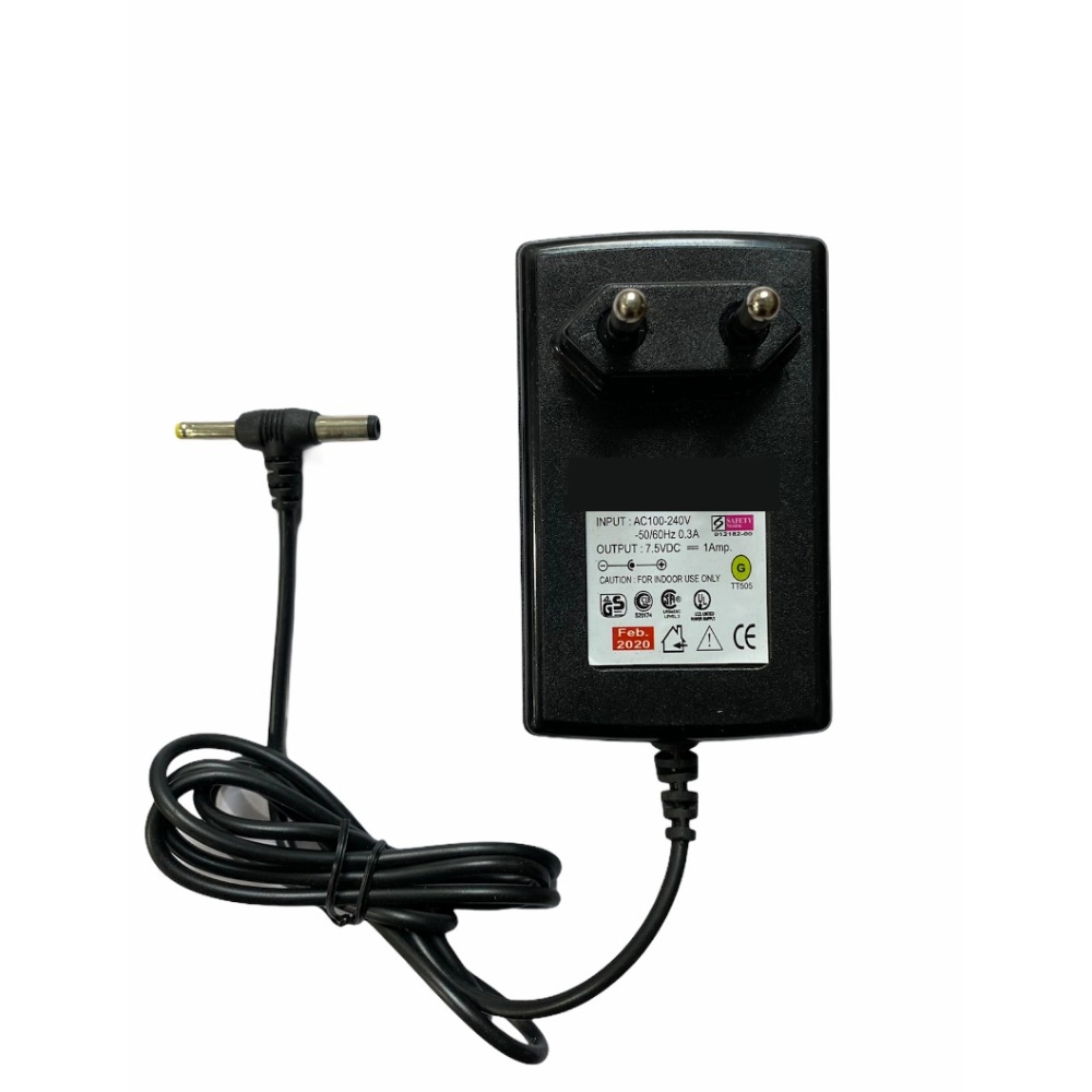 7.5V 1A Power Adapter, Power Supply AC Input 200 240 V And Output 7.5V 1A for Set Top Box_DTH Box, CCTV System, Router, Other Electronics And IT Gadgets with DC And Sony Pin