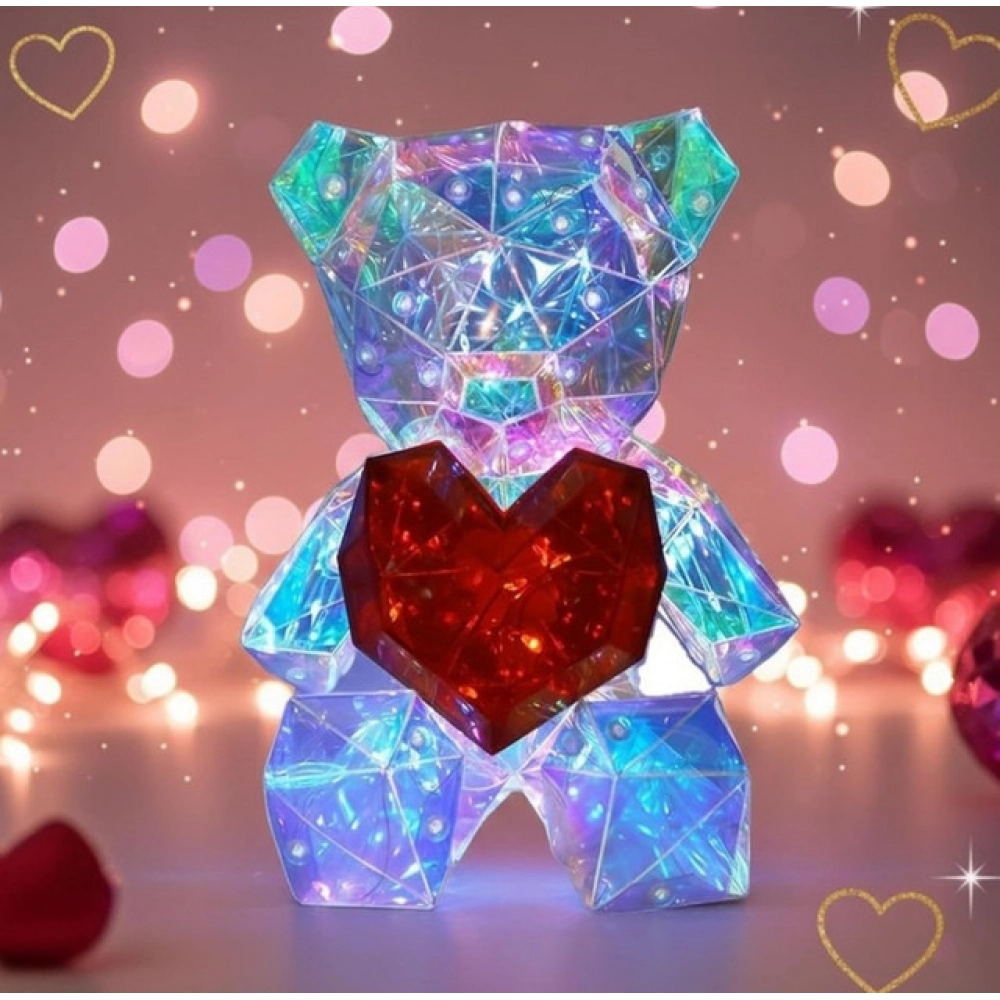 Glowing Teddy Bear Night Light