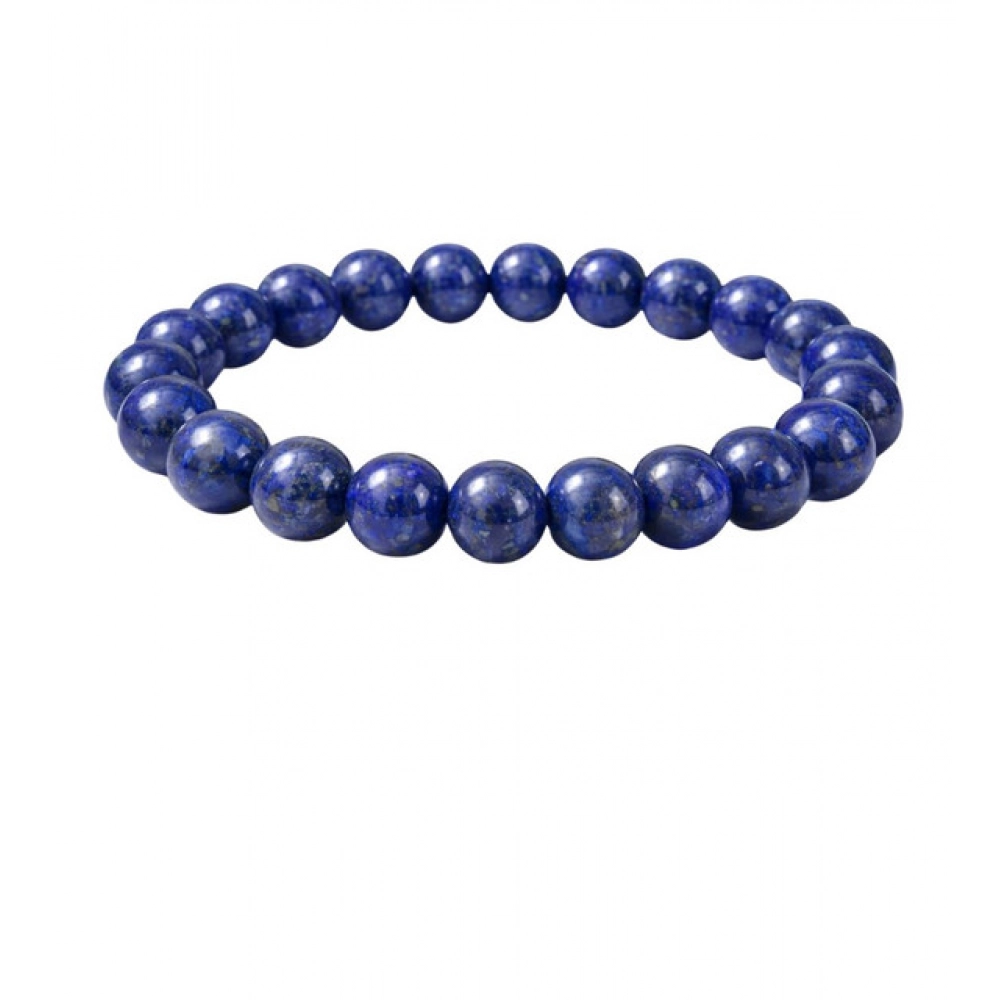Natural Crystal 8mm Lapis Lazuli Bracelet