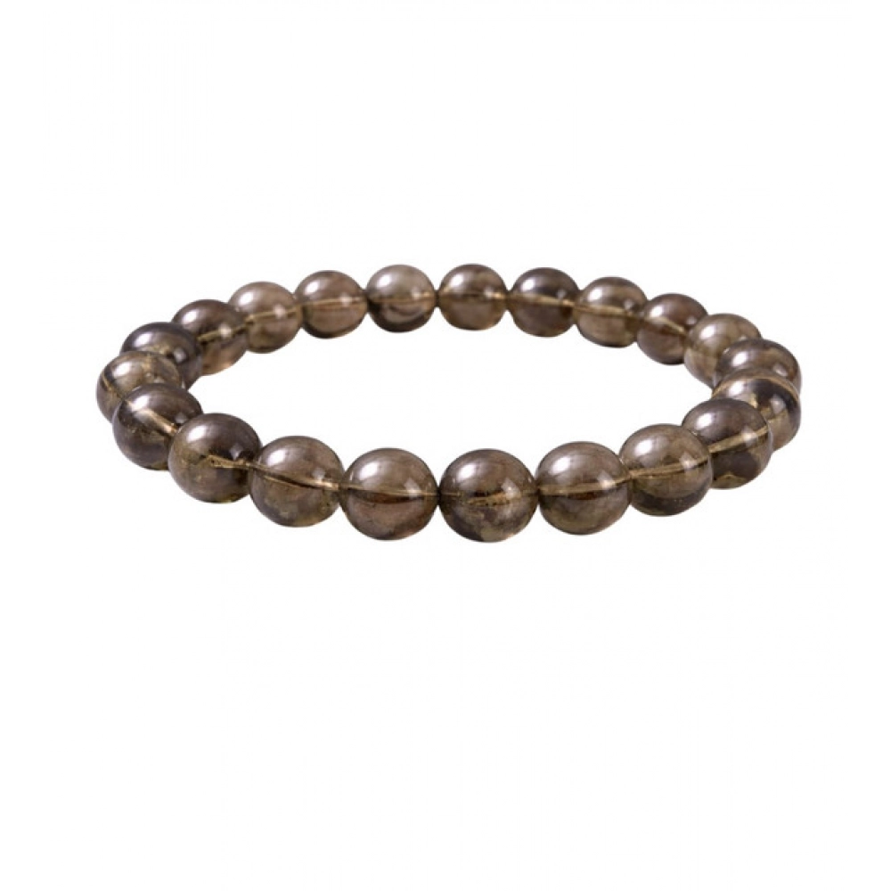 Natural Crystal 8mm Smoky Quartz Bracelet