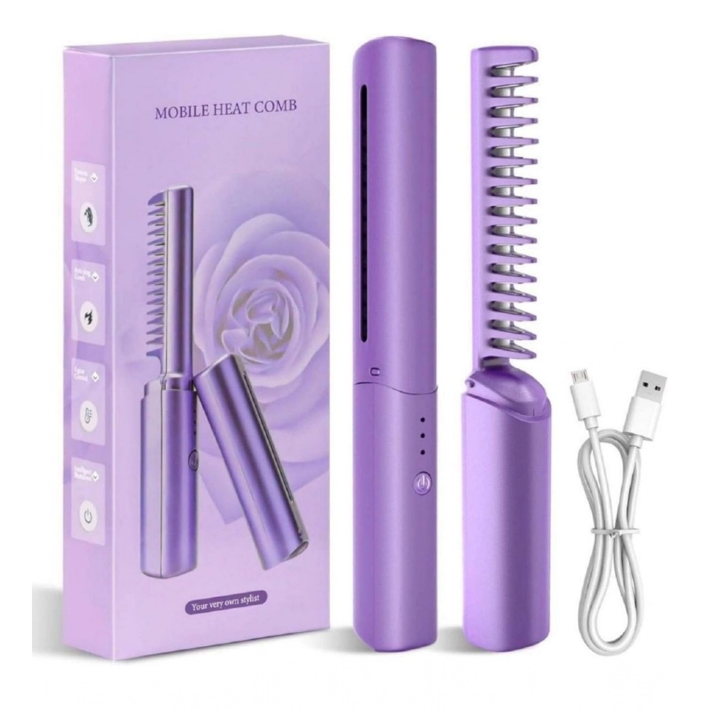 Pack of 2 Rechargeable Mini Hair Straightener