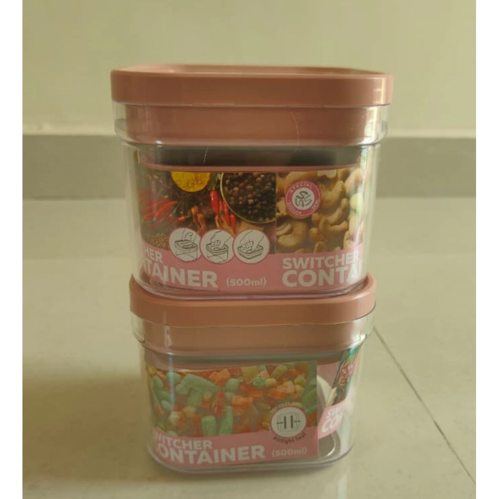 Pack of 2 Switchers Airtight Storage Container Set 500 ML