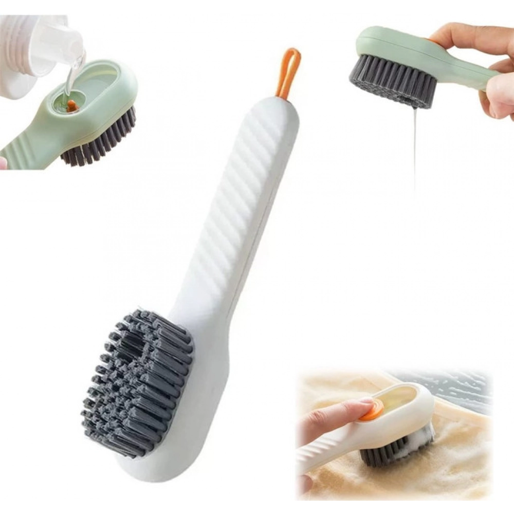 Pack of 3 Soap Dispensing Cleaning Brush