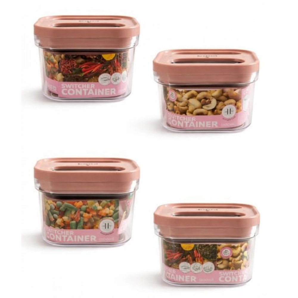 Pack of 4 Switchers Airtight Storage Container Set 500 ML