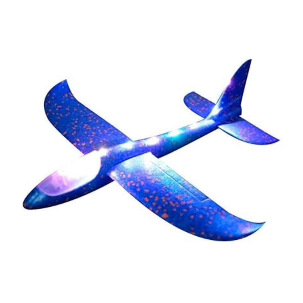 Plastic 3D Throw Foam Plane Aeroplane Gliders, Flying AircraftÂ Pack Of 1 (Multicolor )